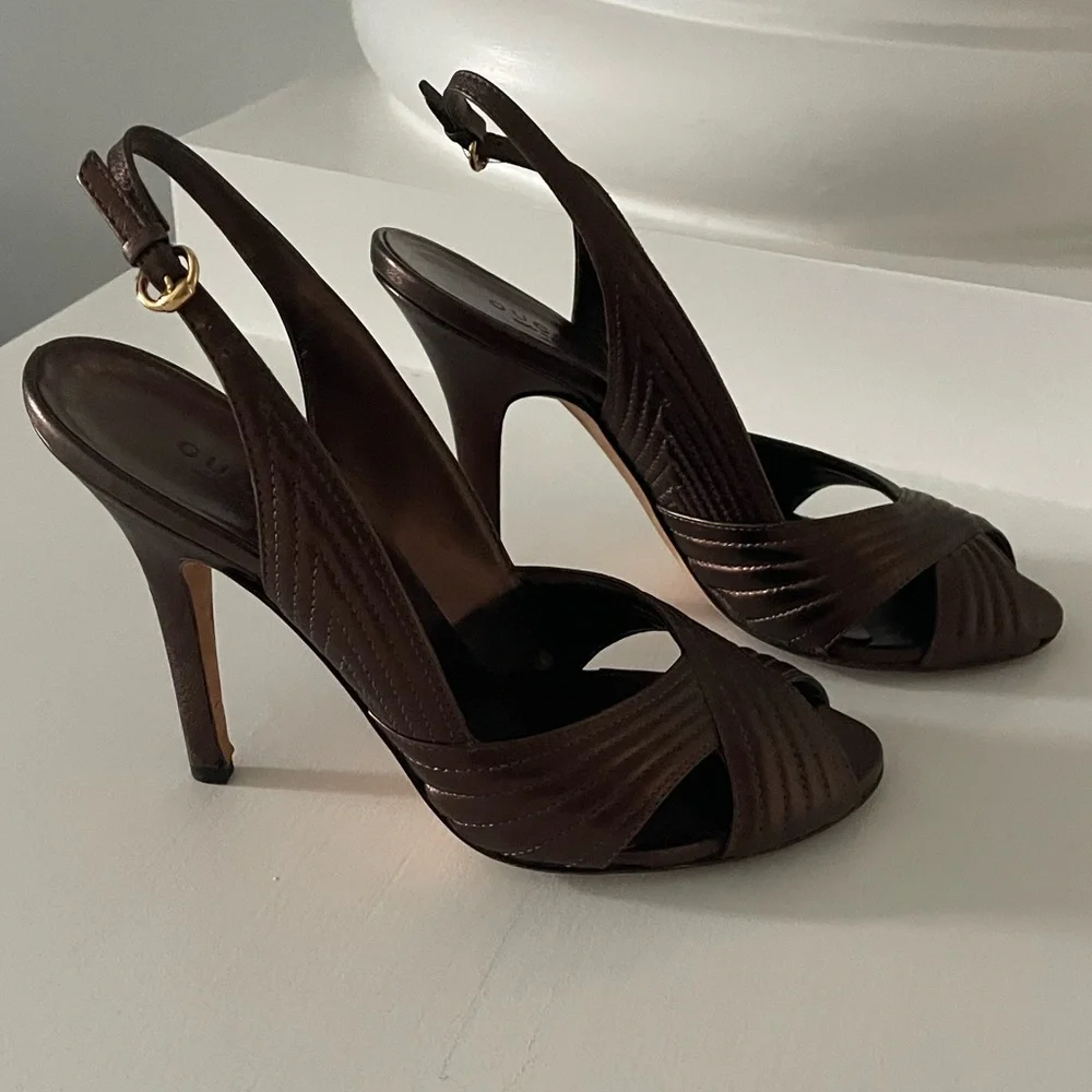 Gucci Slingback Heels - Picture 4 of 9